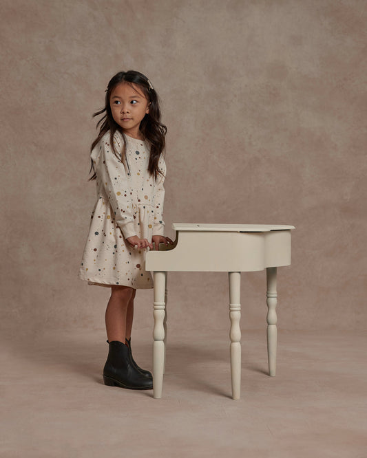 longsleeve raglan dress splatter