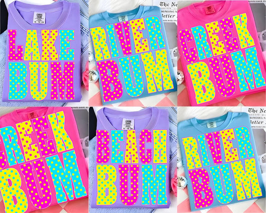 Neon Dots Beachie Swing