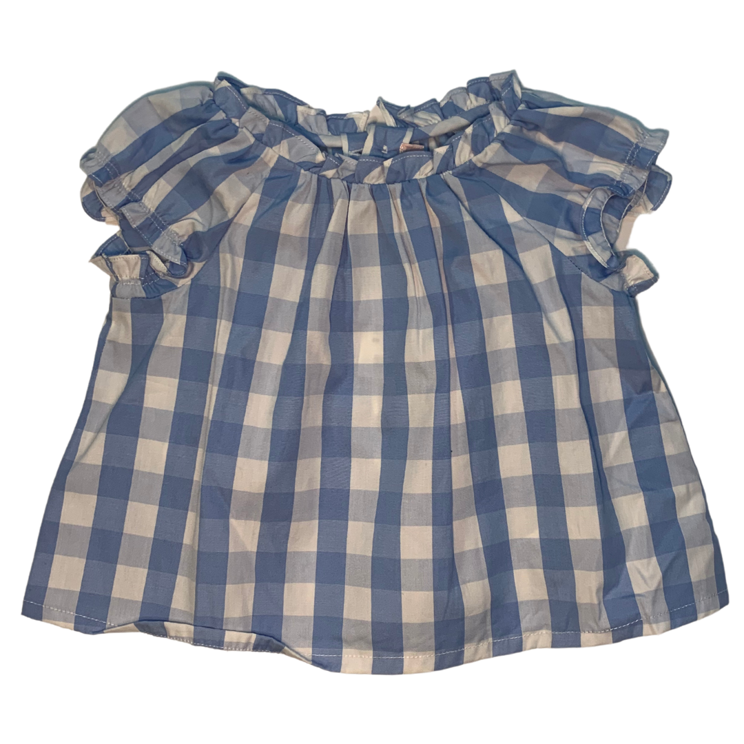 PLAID SMOCK