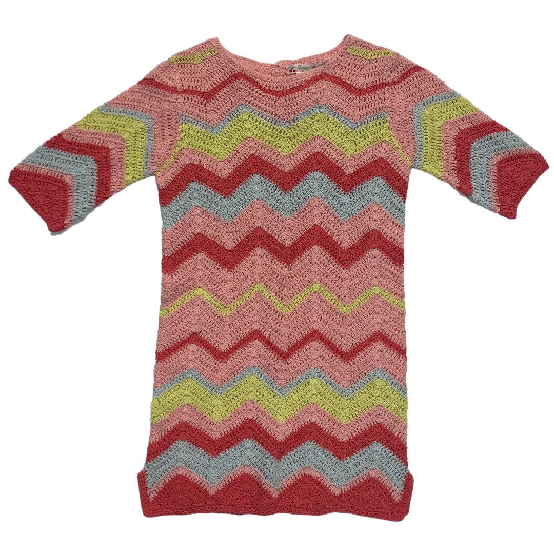 RAINBOW CROCHET DRESS