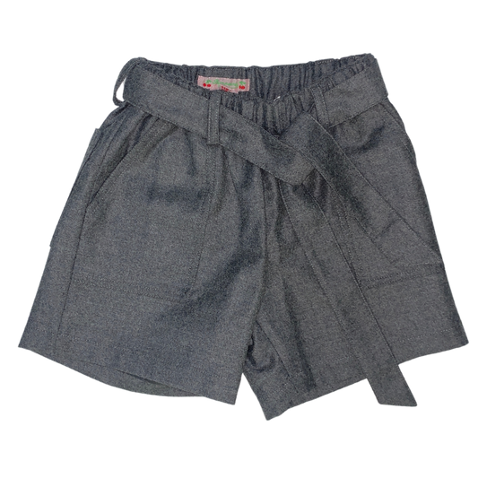 DARK GREY CHINE SHORTS