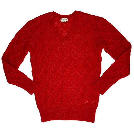V-NECK KNIT PULLOVER