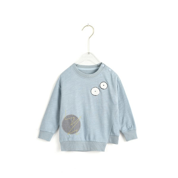 Applique Embroidery Sweatshirt