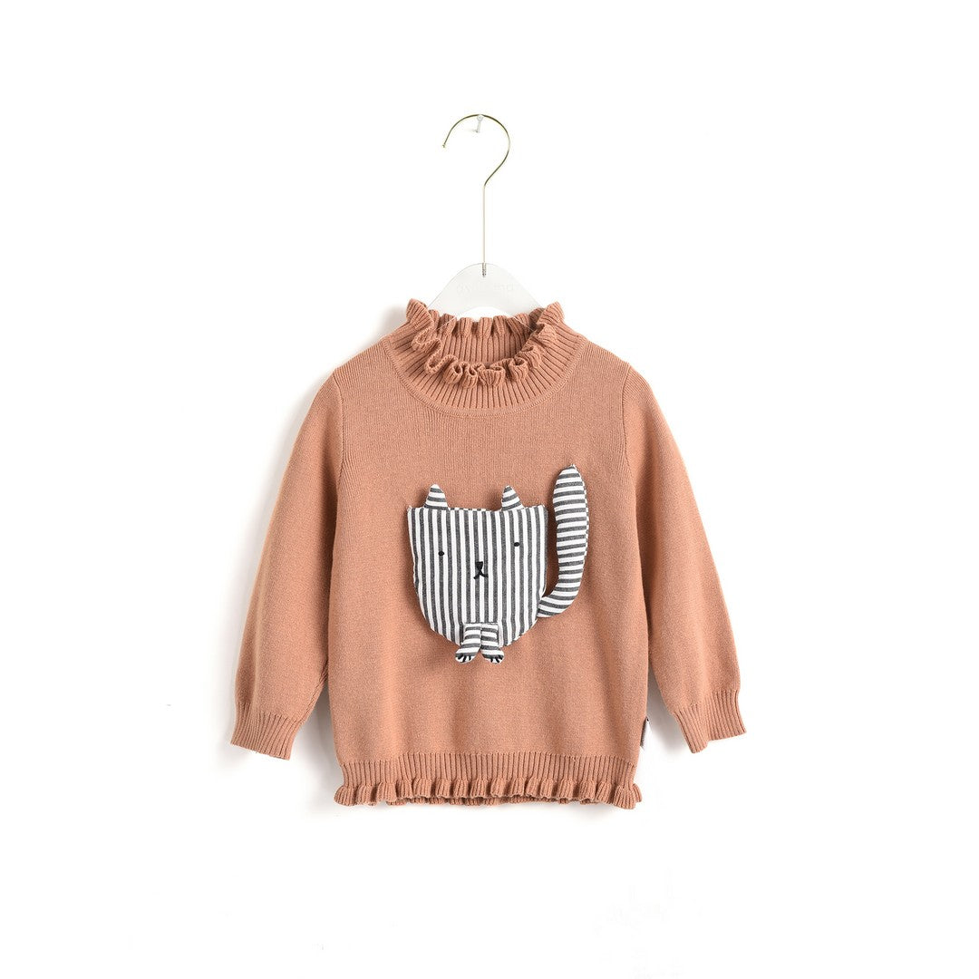 Ruffled Collar Sweater