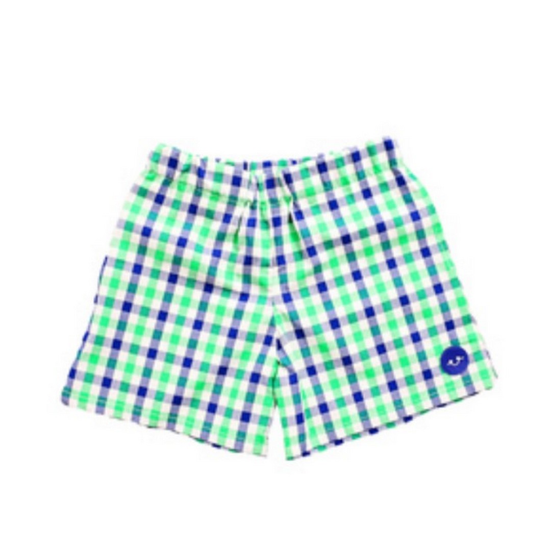 Alligator gingham play short