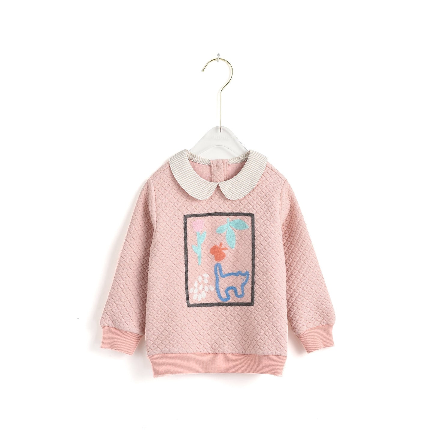 Applique Embroidery Sweatshirt