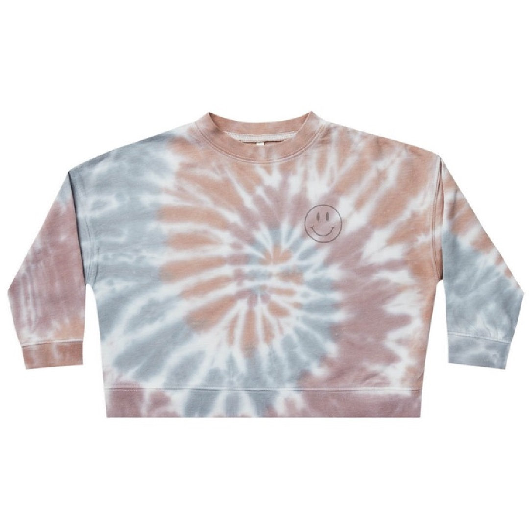 BOXY PULLOVER | RAINBOW TIE DYE
