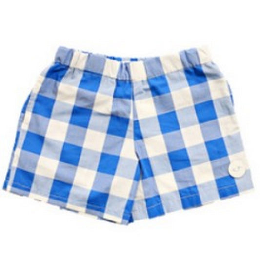 Bright Blue Gingham Playshorts