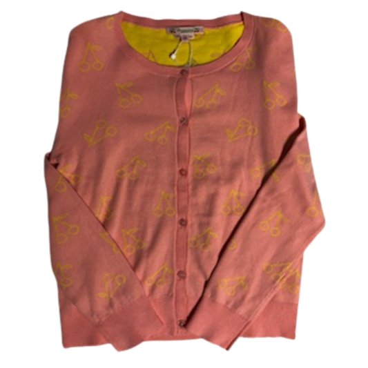 CHERRY PRINTED BUTTOM UP