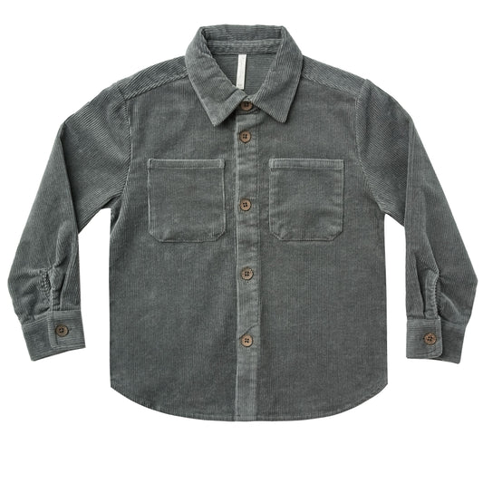 CORDUROY COLLARED SHIRT || INDIGO