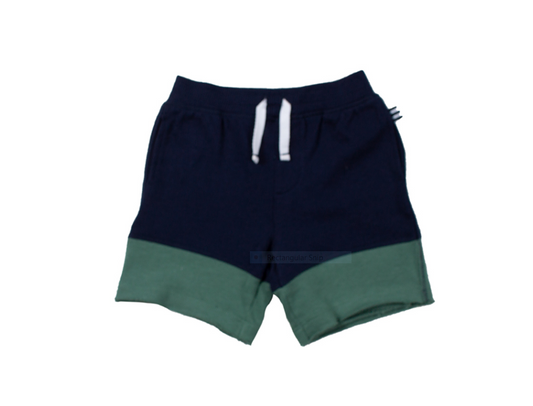 Navy and Green Knit