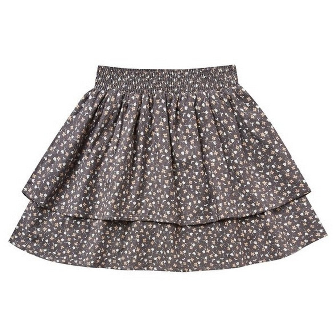 Ditsy Tiered Mini Skirt