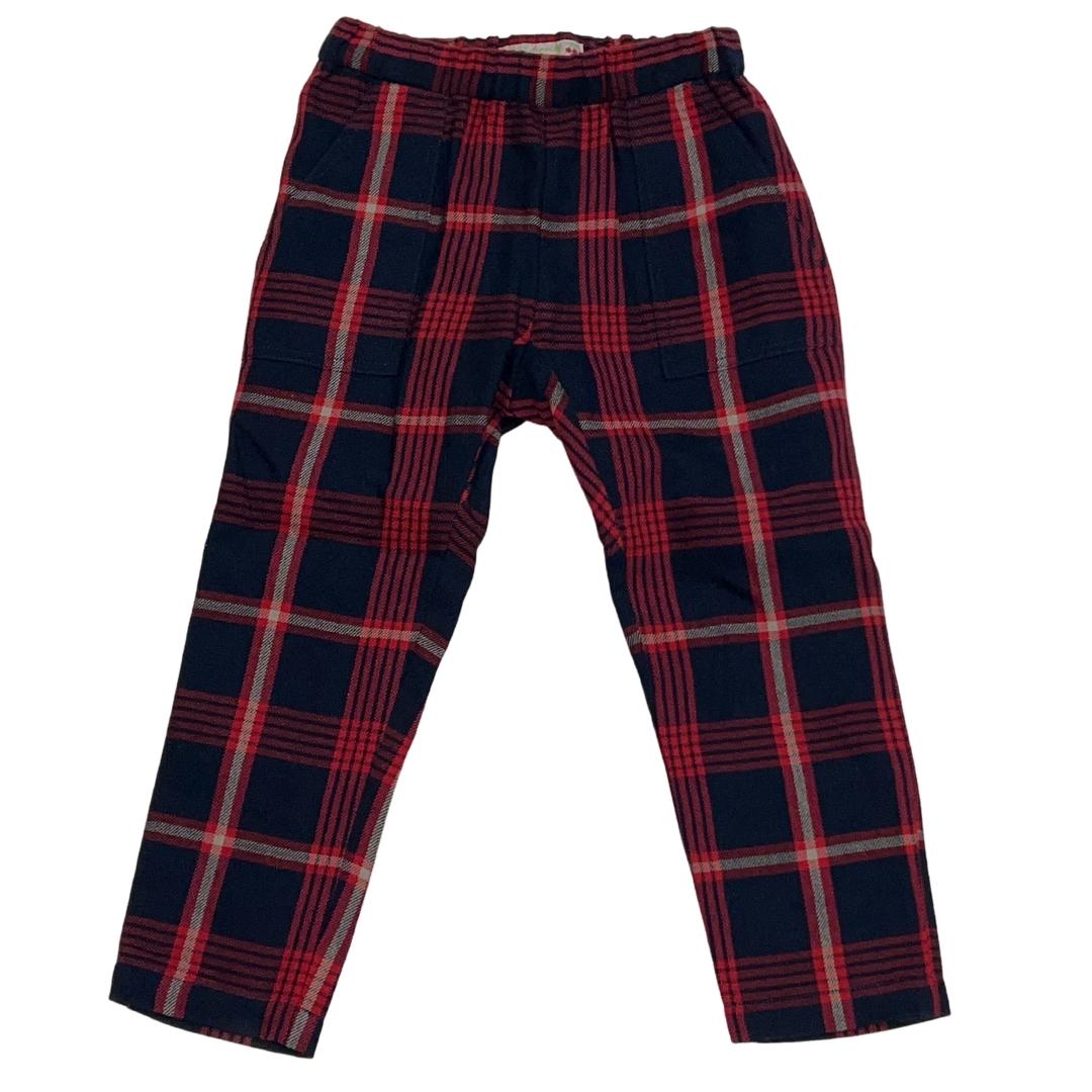 FRIEND TROUSERS RED & BLUE