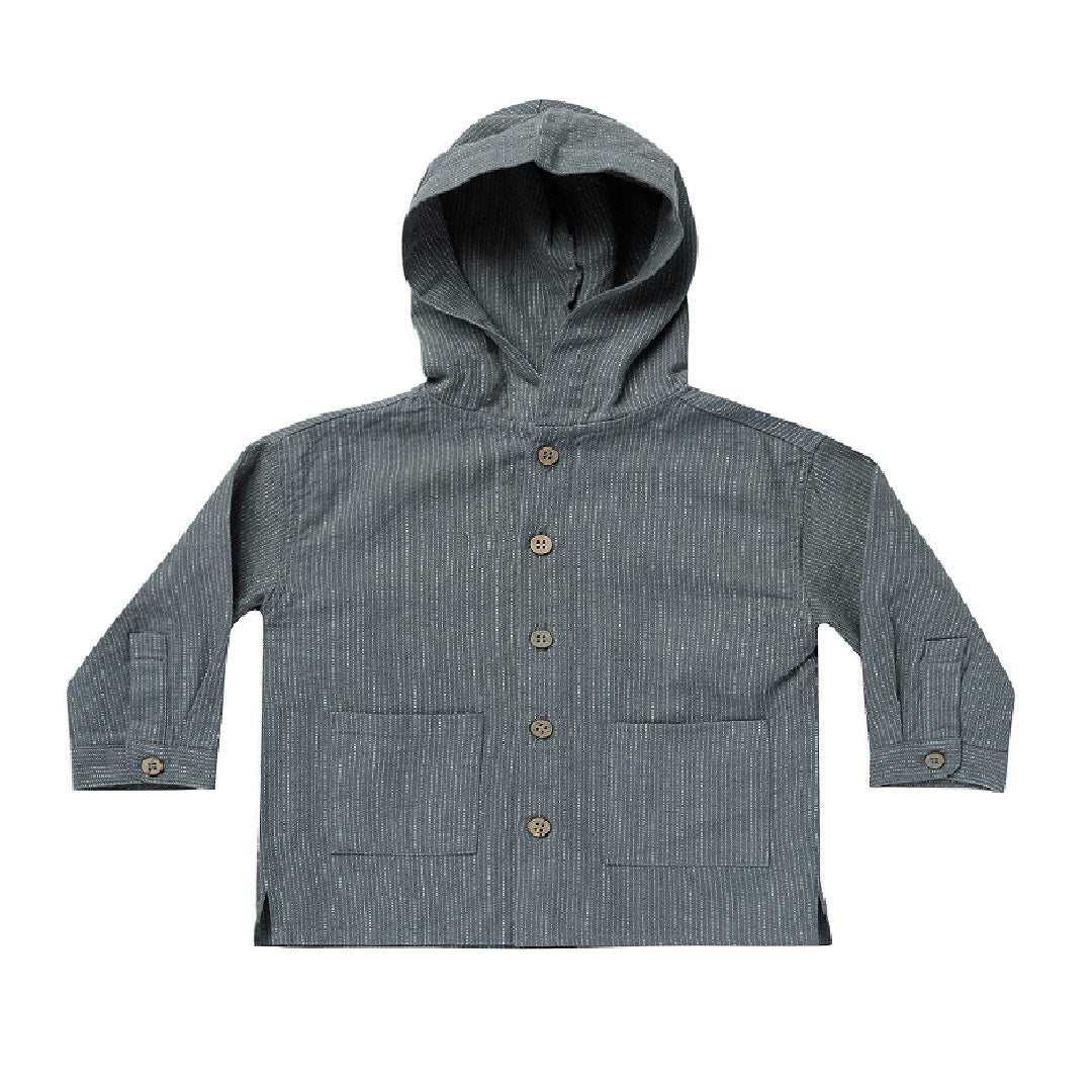 HOODED OVERSHIRT | SEA