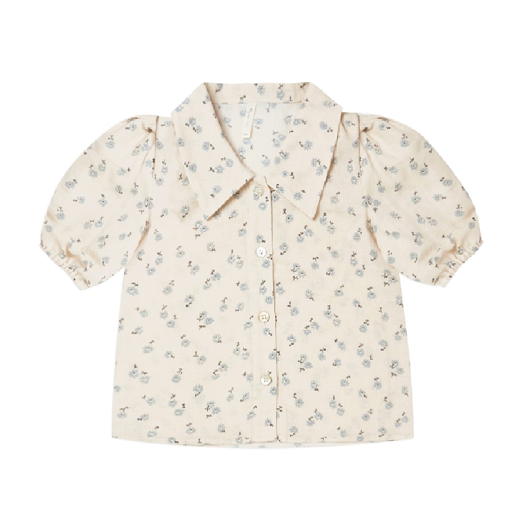 JULIE TOP | BLUE DITSY