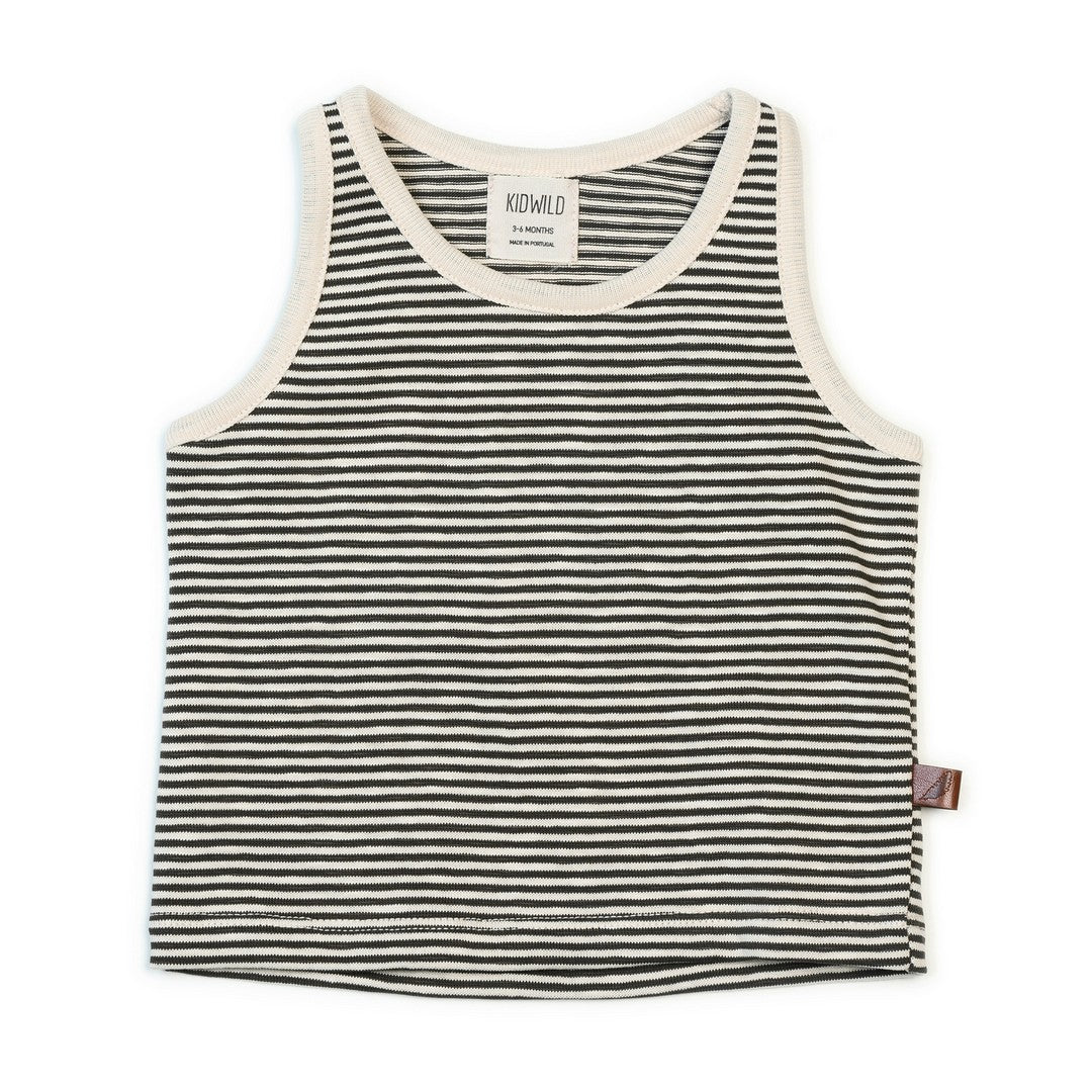Tank Top - Raven Stripe