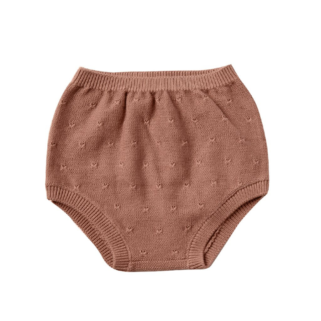 Knit Bloomer clay 6-12m