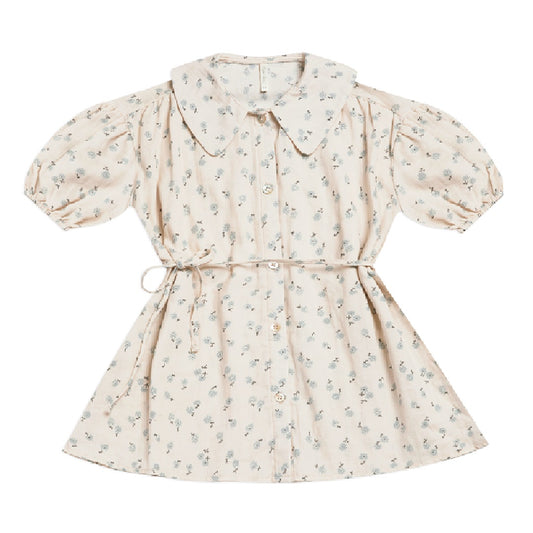 OLIVE DRESS | BLUE DITSY