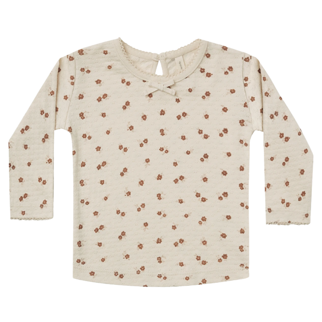 POINTELLE LONGSLEEVE TEE