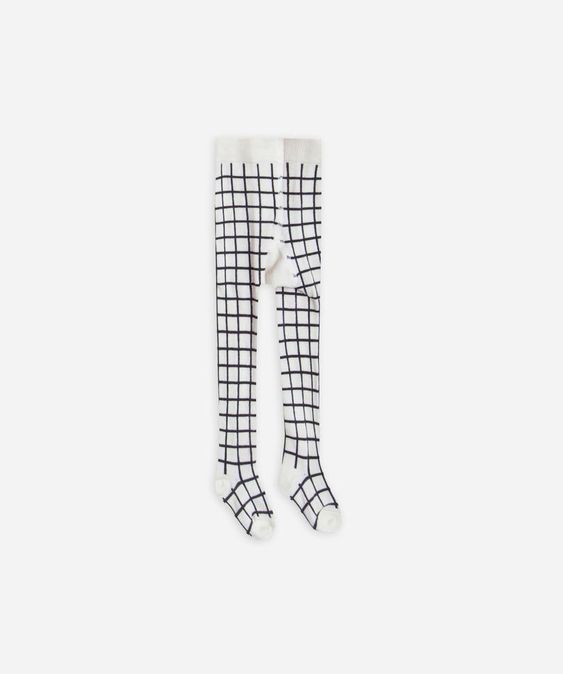 Printed Tights || Grid