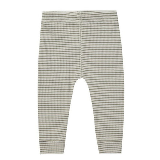 ribbed leggings | fern stripe
