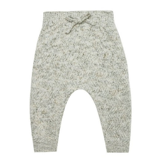 cozy heathered knit pant | fern