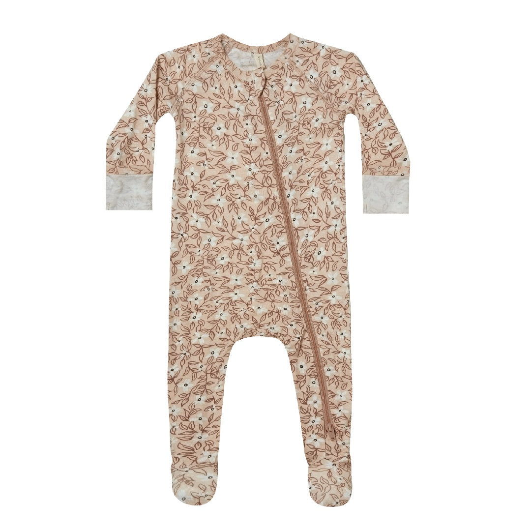 bamboo long sleeve bodysuit | blossom