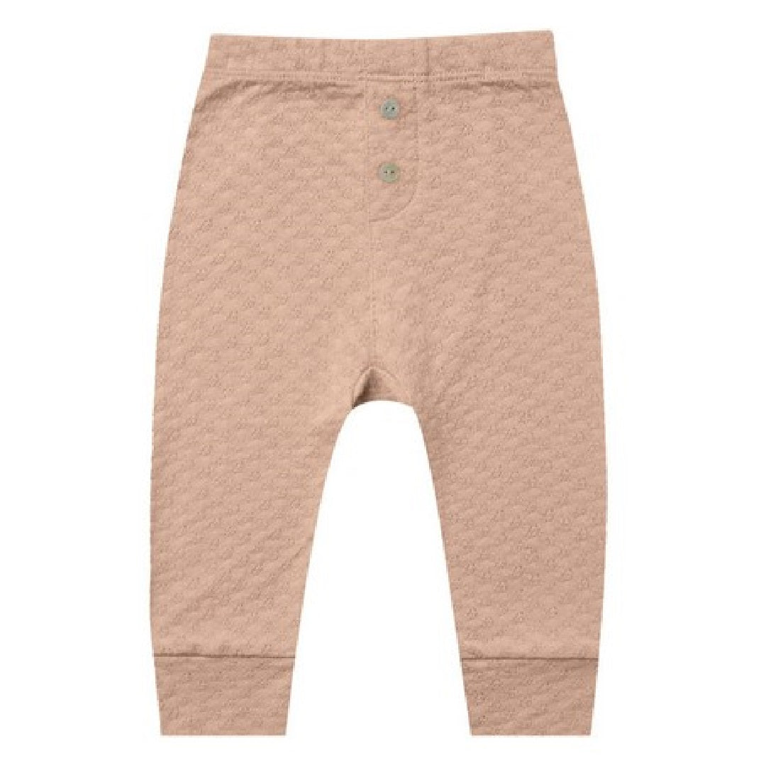 pointelle legging | peach