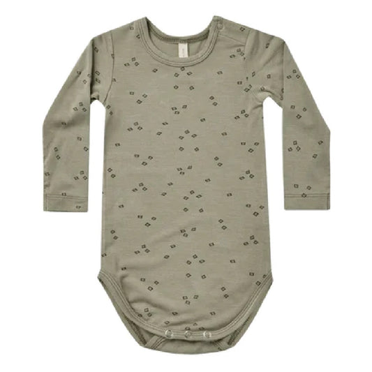 bamboo long sleeve bodysuit | geo