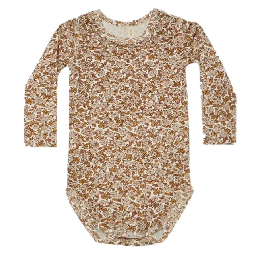 bamboo long sleeve bodysuit | meadow