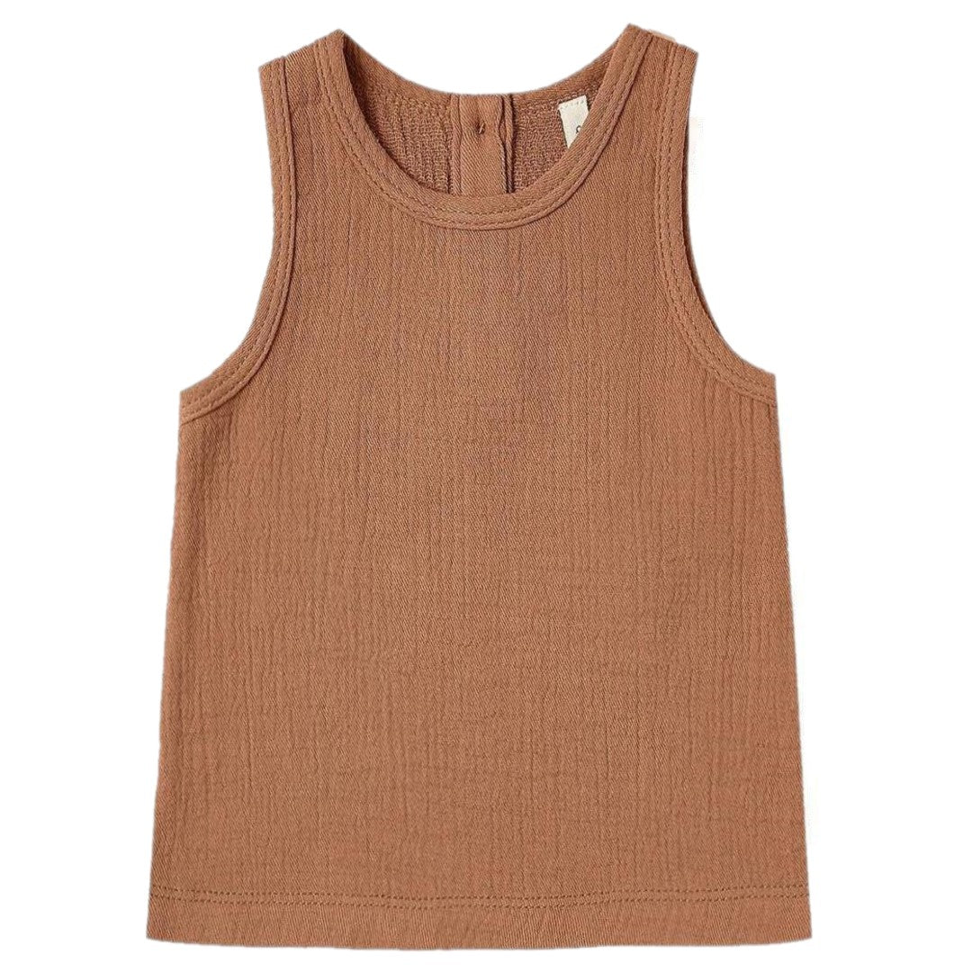 Woven Tank organic cotton gauze