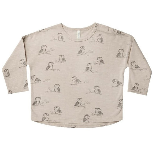 long sleeve tee || owls