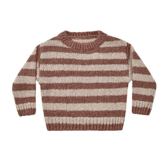 aspen sweater || mocha stripe