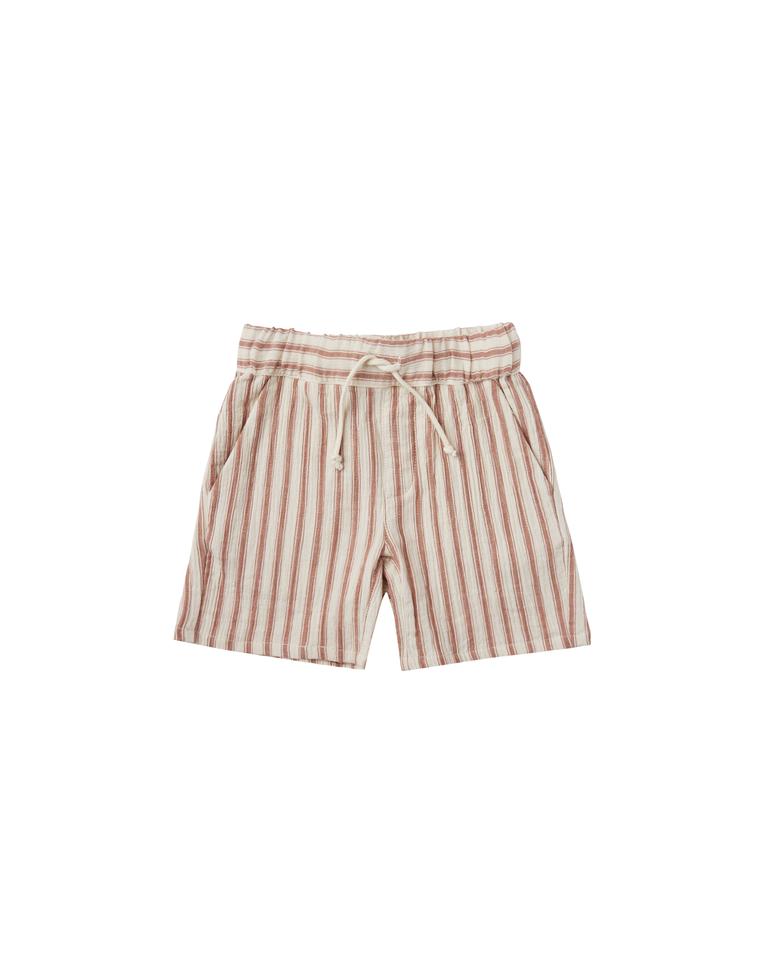 STRIPED BERMUDA SHORTS