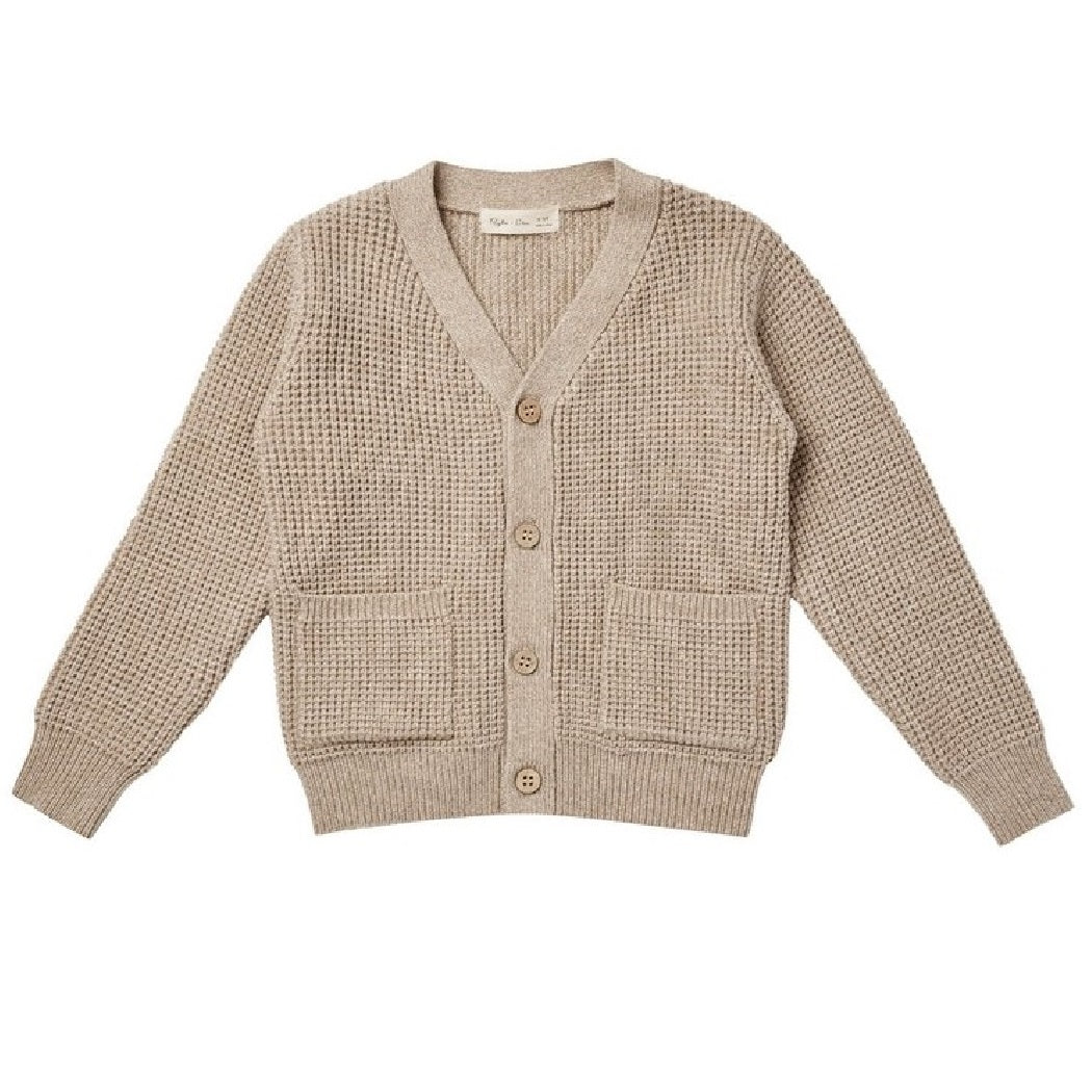button cardigan || putty