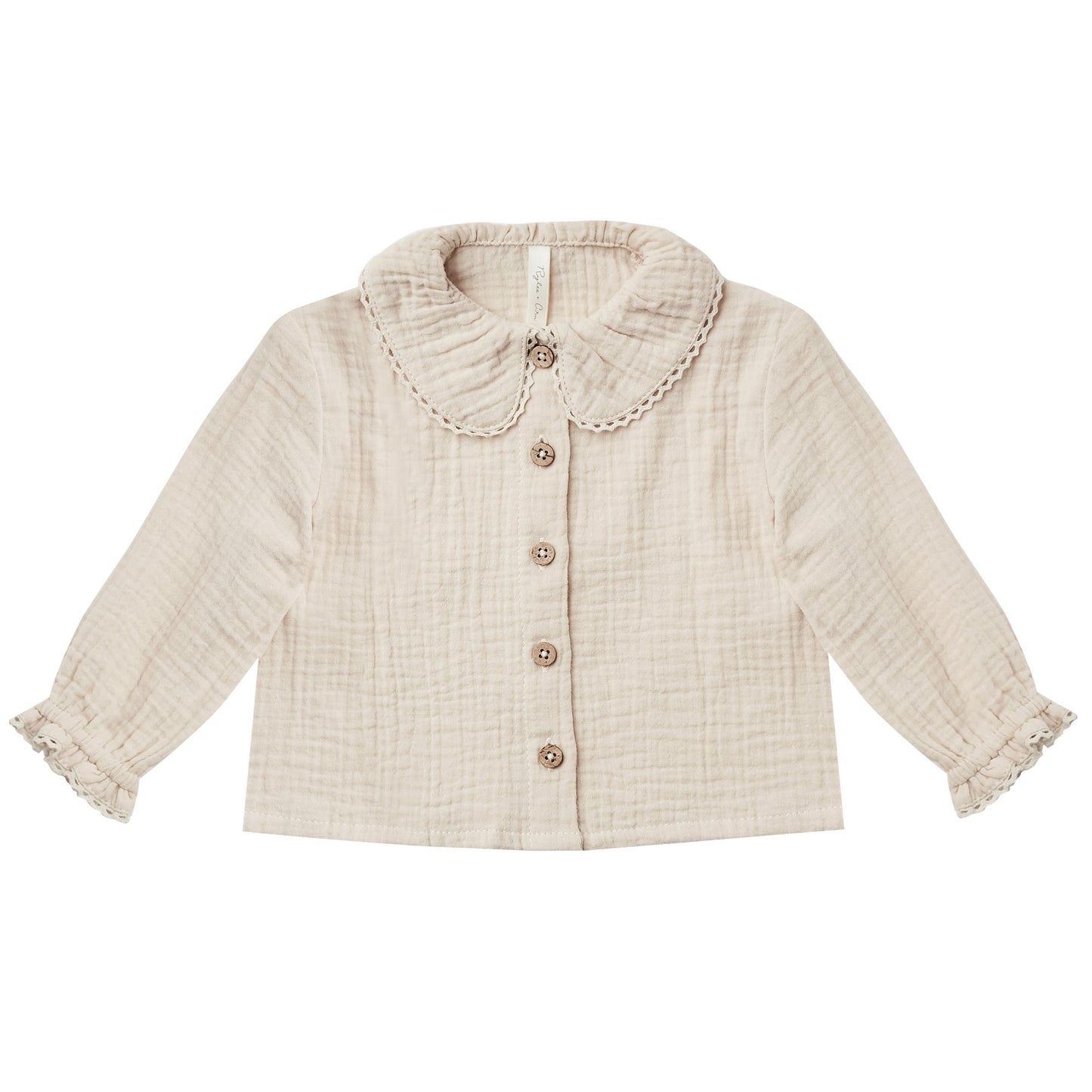 OVERSIZED COLLAR BLOUSE || STONE