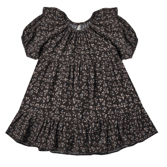 willow dress || dark floral