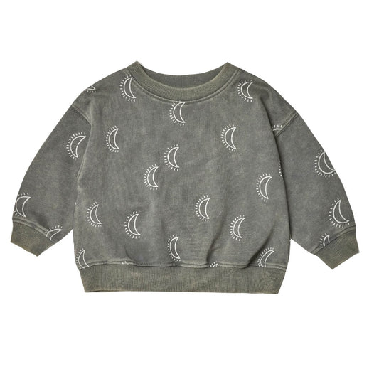 relaxed sweatshirt || moons