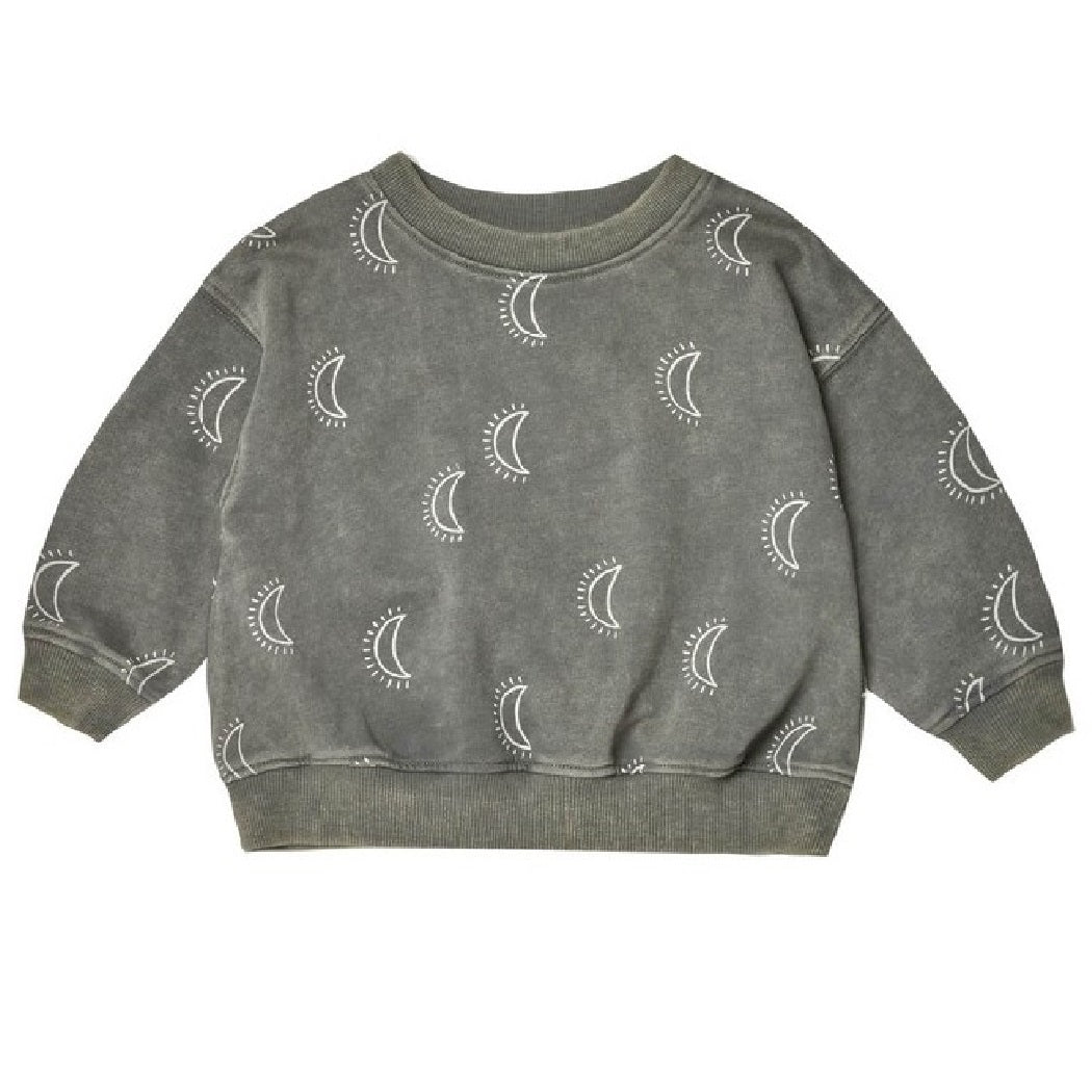 relaxed sweatshirt || moons
