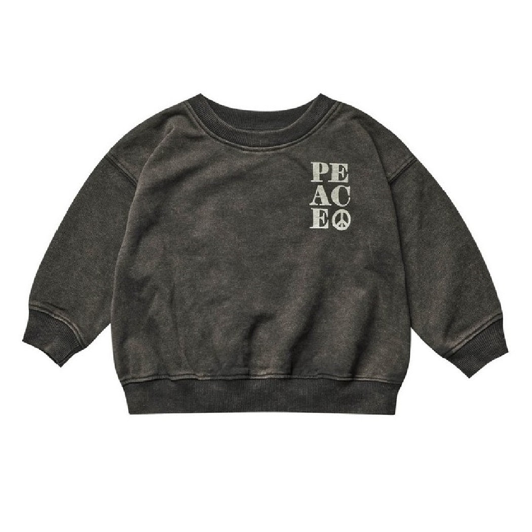 relaxed sweatshirt || peace