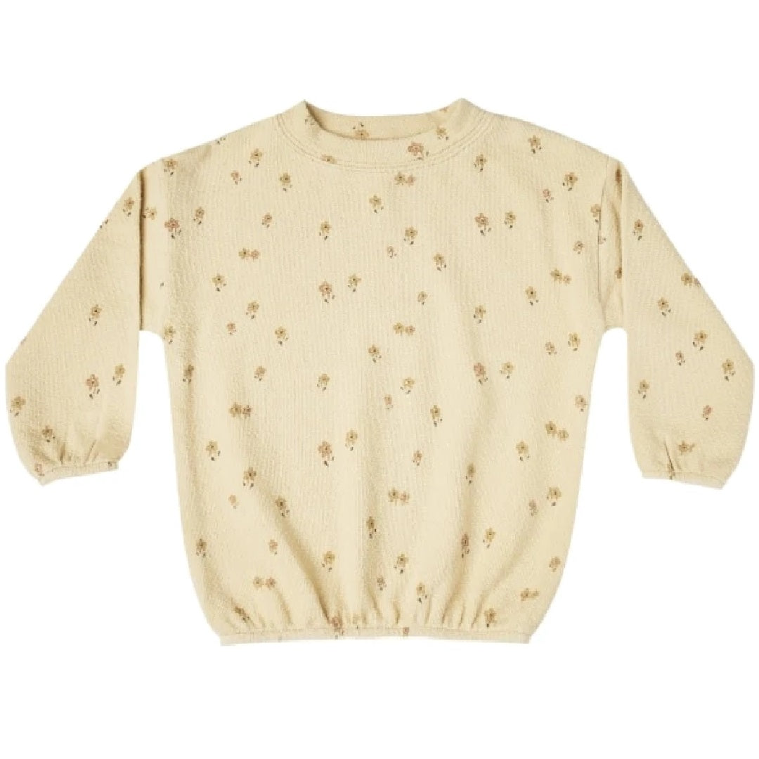 LITTLE FLOWER SLOUCHY PULLOVER