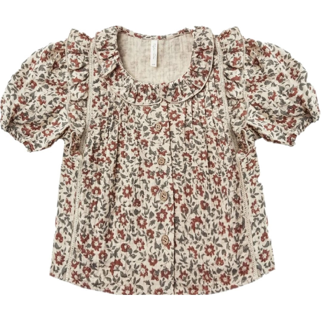 jenny blouse || vintage floral