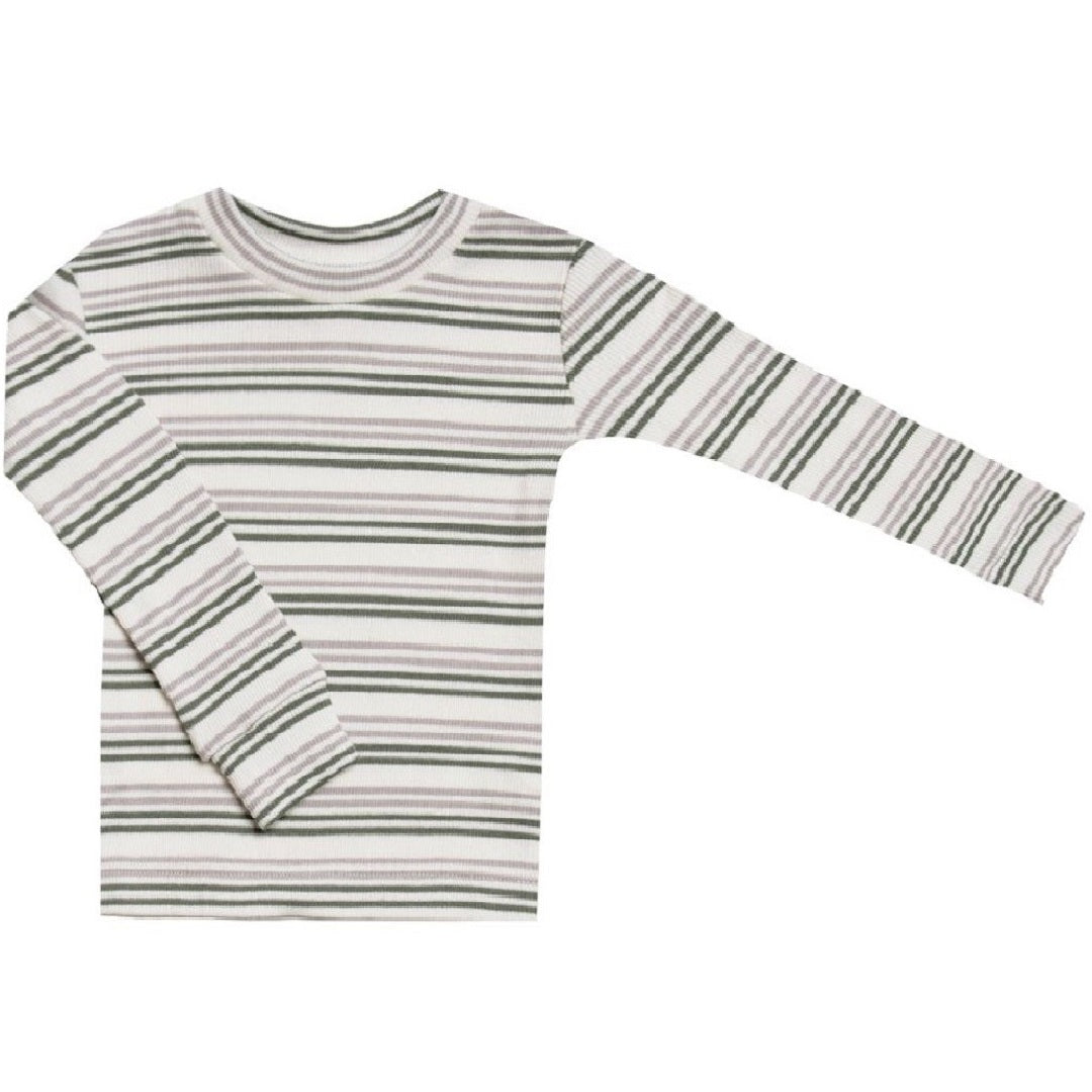 striped pajama top