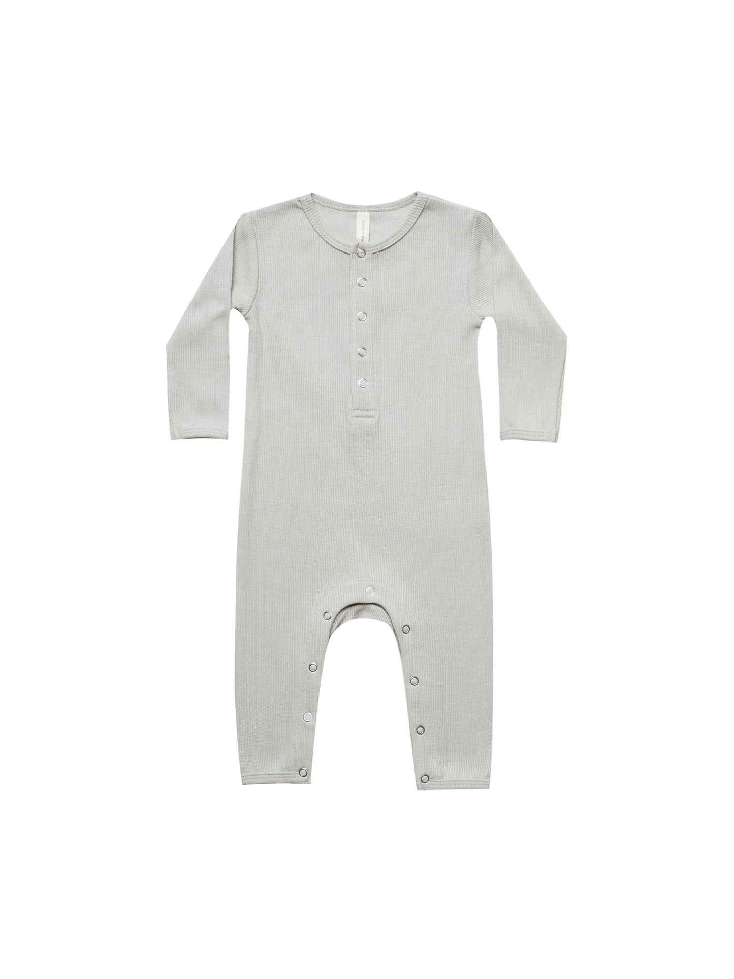 Ribbed Baby Jumpsuit | Ash - 12-18m