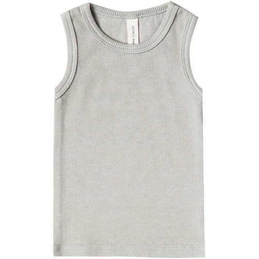 Ribbed Baby Tank | Ash - 18-24m