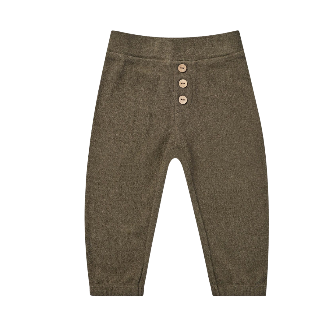 BUTTON JOGGER PANT || ARMY