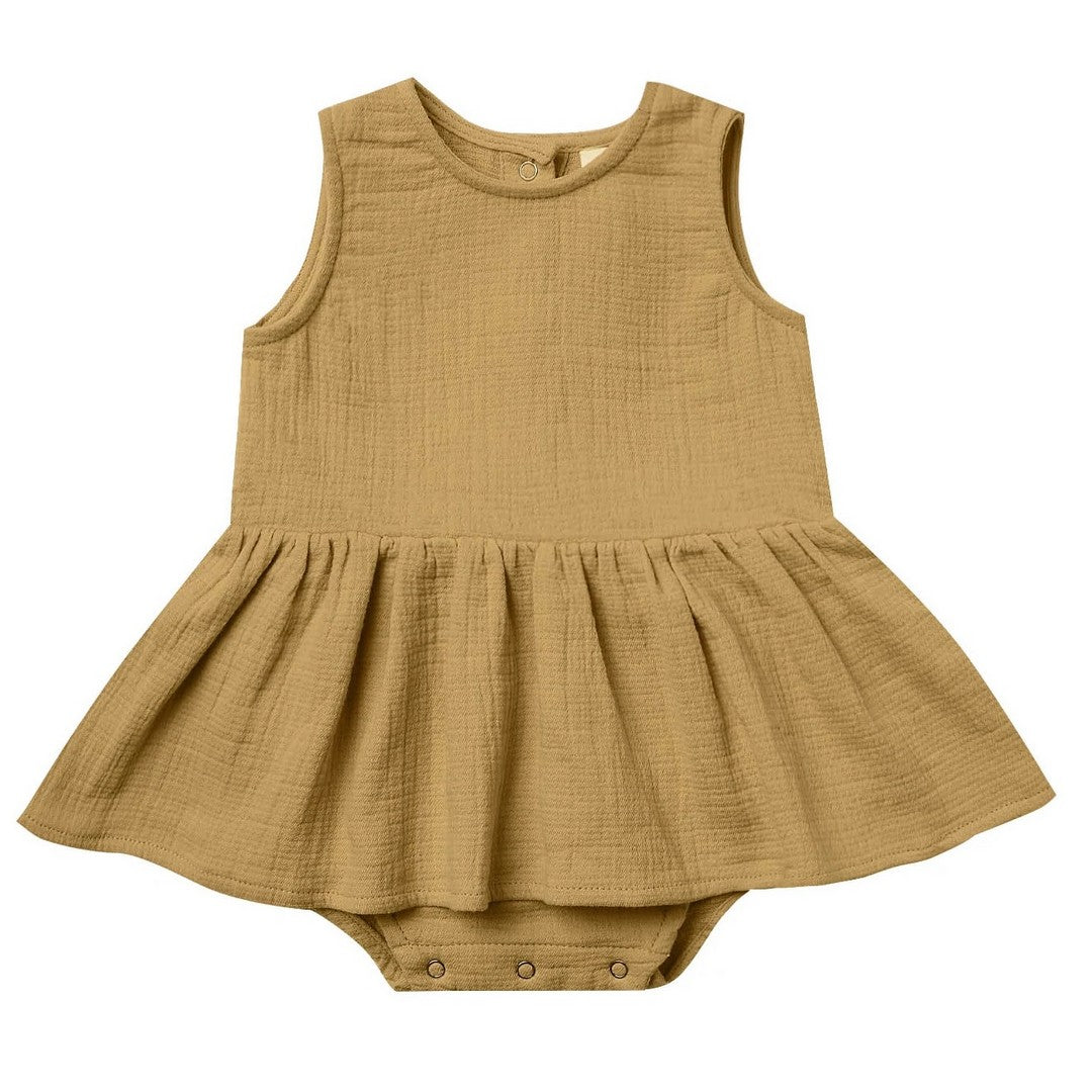 SKIRTED TANK ROMPER | OLIVE