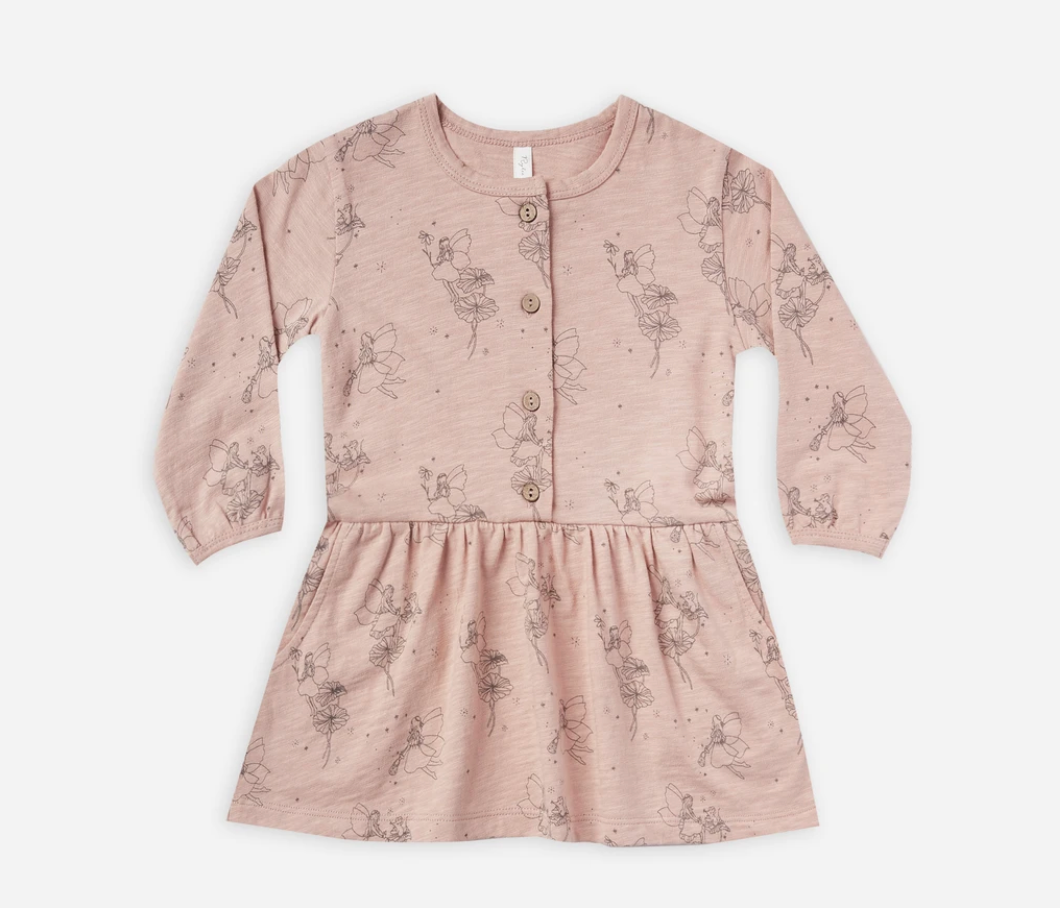 fairy button up dress