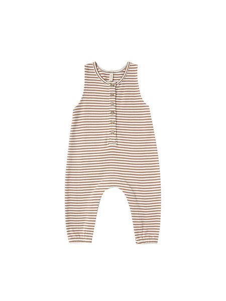 Sleeveless Jumpsuit rust stripe 12-18m
