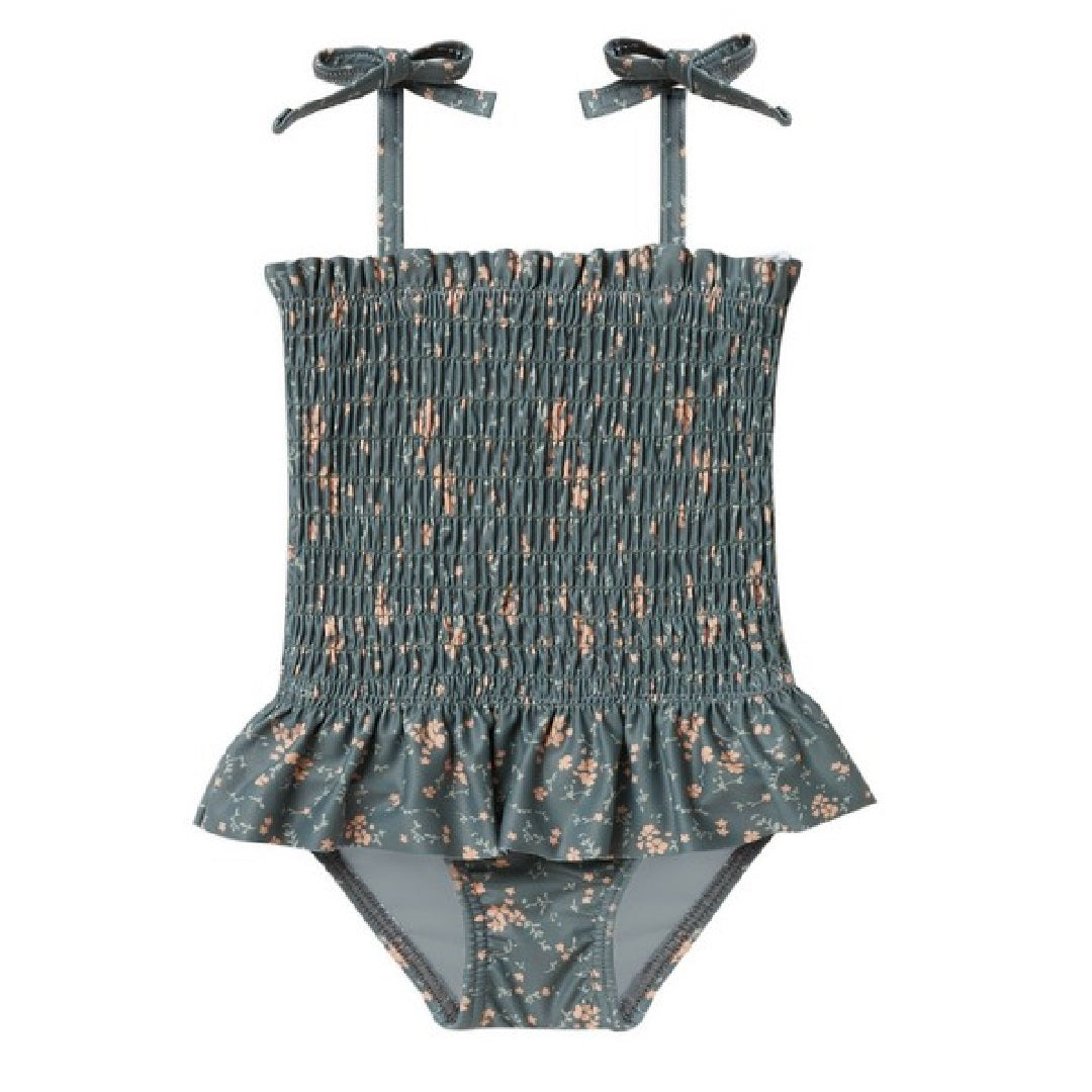 SMOCKED ONE-PIECE